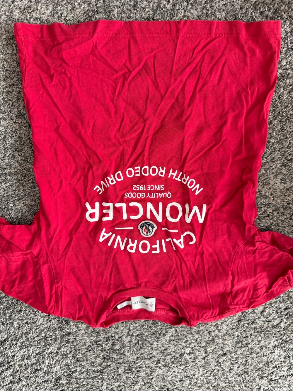 Moncler Kids Red Logo Tee - California Collection